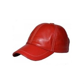 Deri Erkek Beyzbol Kep Şapka
